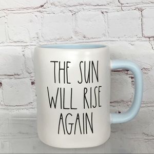 🚨FLASH SALE🚨Rae Dunn “THE SUN WILL RISE AGAIN” coffee mug
